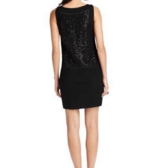 LOFT Wool Sequin Sleeveless Shift Dress Size 0 - Picture 2 of 9
